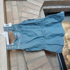 Carter’s Jean Embroyered Strap Shirt